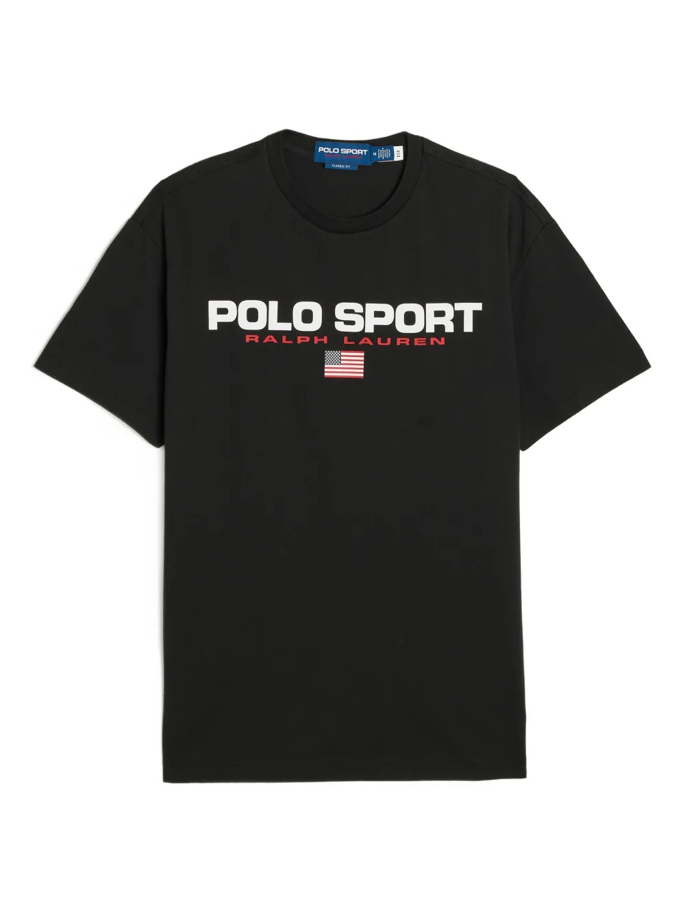 Polo Ralph Lauren crew-neck graphic-print T-shirt – Black Polo Ralph Lauren crew-neck graphic-print T-shirt – Black