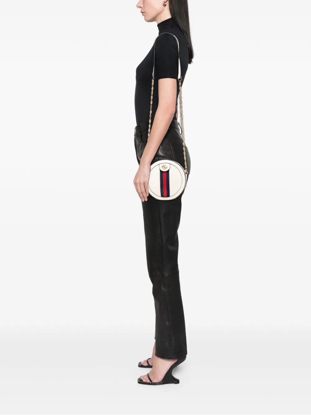 Gucci Pre-Owned 2016-2025 Mini Leather Ophidia Round crossbody bag | Pre-Owned | Image 2