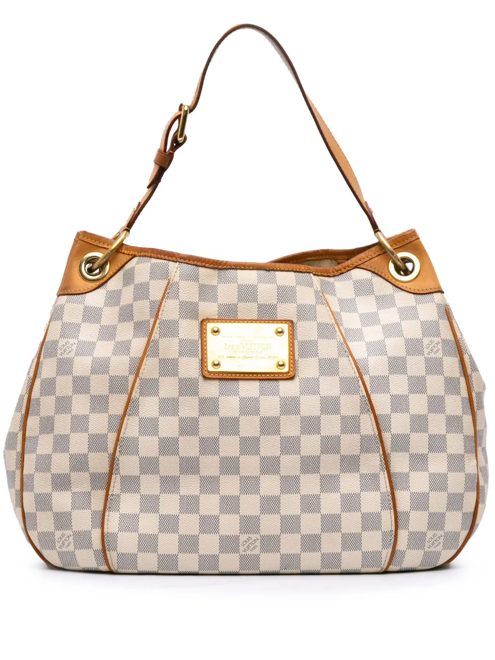 Louis Vuitton Pre-Owned 2010 Damier Azur Galliera PM shoulder bag - Louis Vuitton Pre-Owned 2010 Damier Azur Galliera PM shoulder bag -
