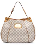 Louis Vuitton Pre-Owned 2010 Damier Azur Galliera PM shoulder bag - White