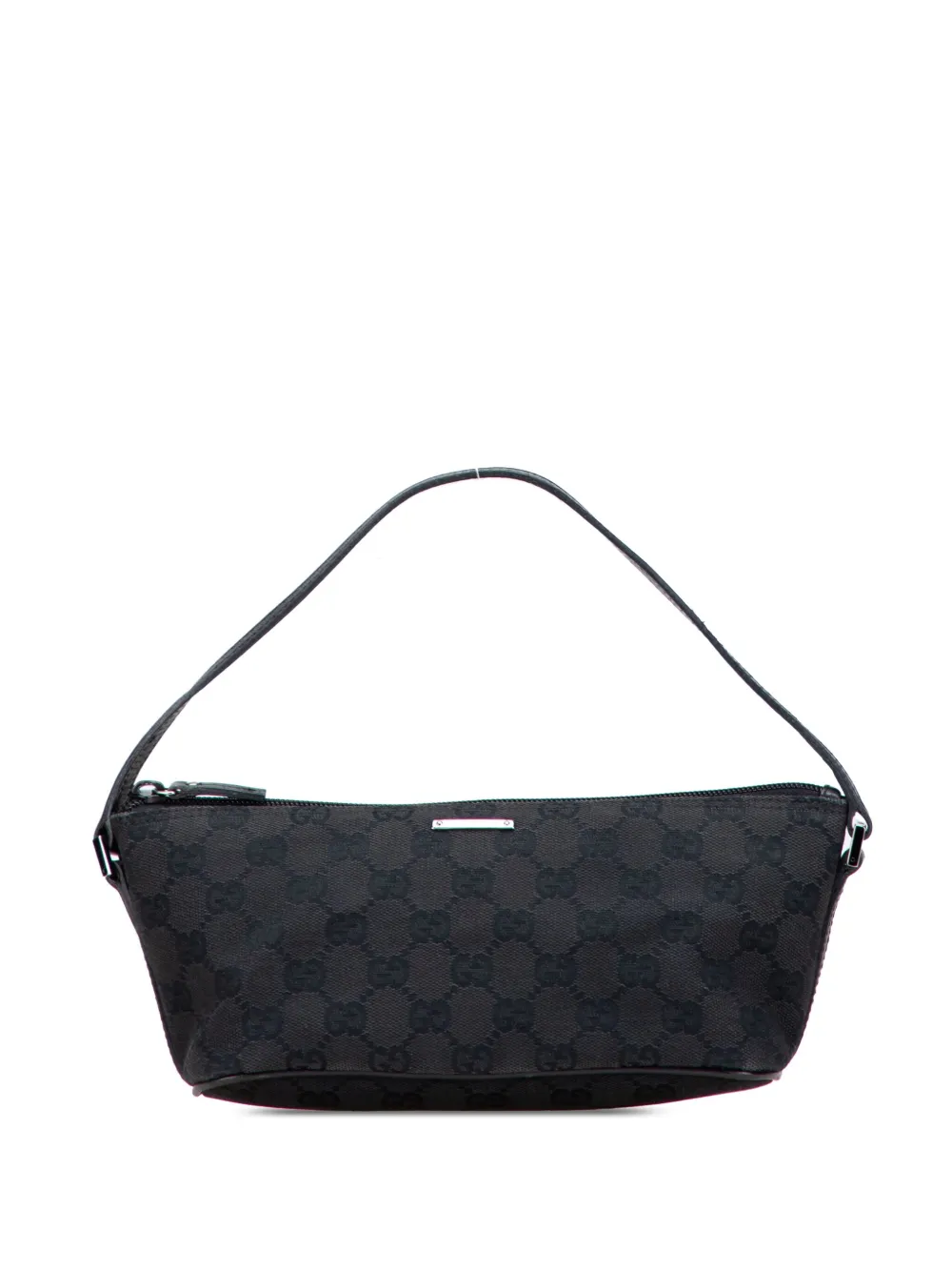 Gucci Pre-Owned 2000-2015 GG Canvas Boat shoulder bag | Black | Image 1
