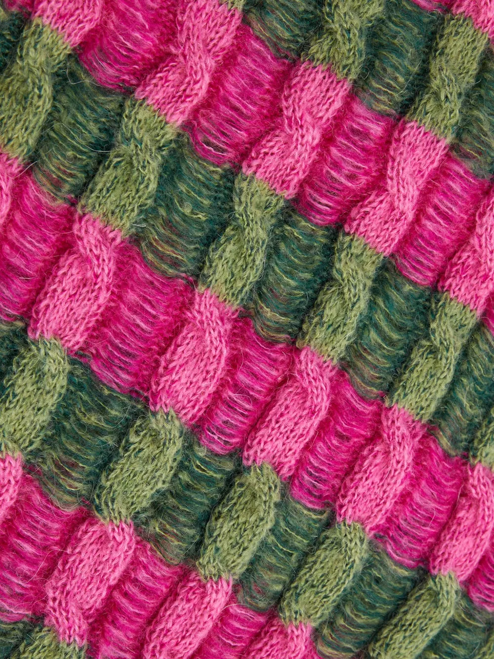 AGR cable-knit striped sweater | Knitted Sweaters | Image 2