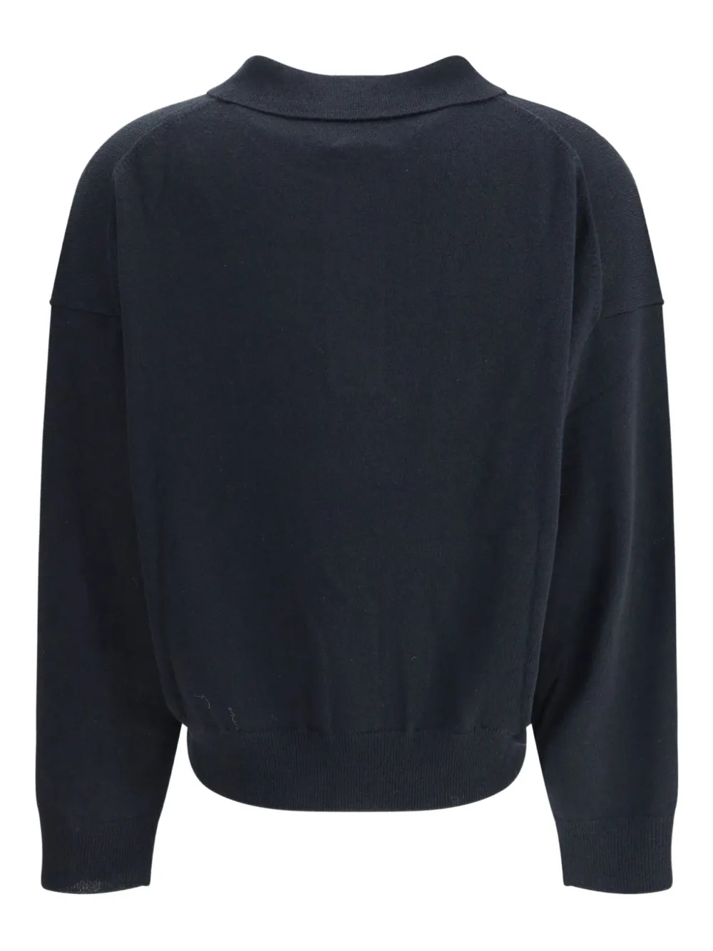 Allude Button-fastening Polo Top In Blue