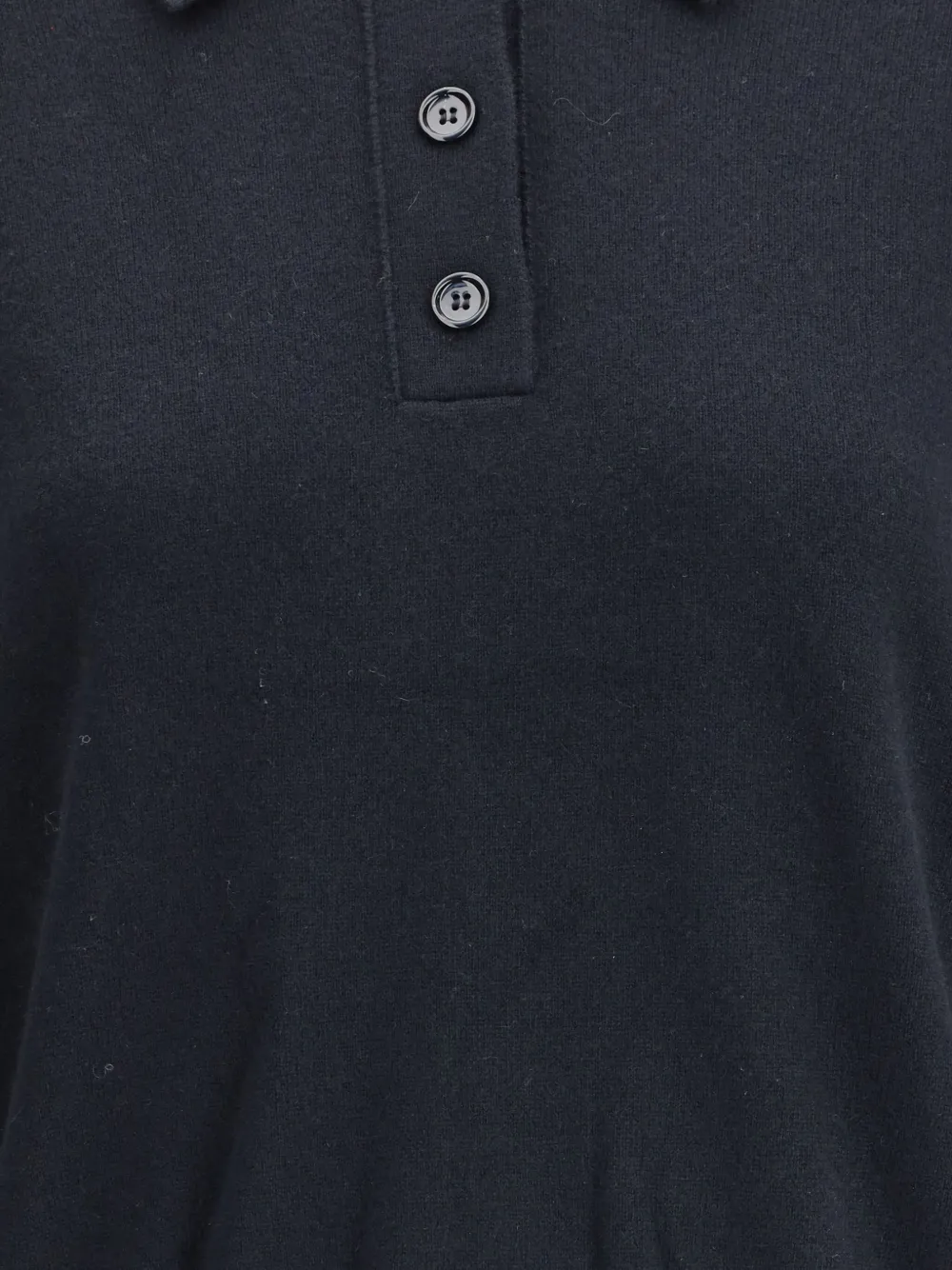 Allude Button-fastening Polo Top In Blue