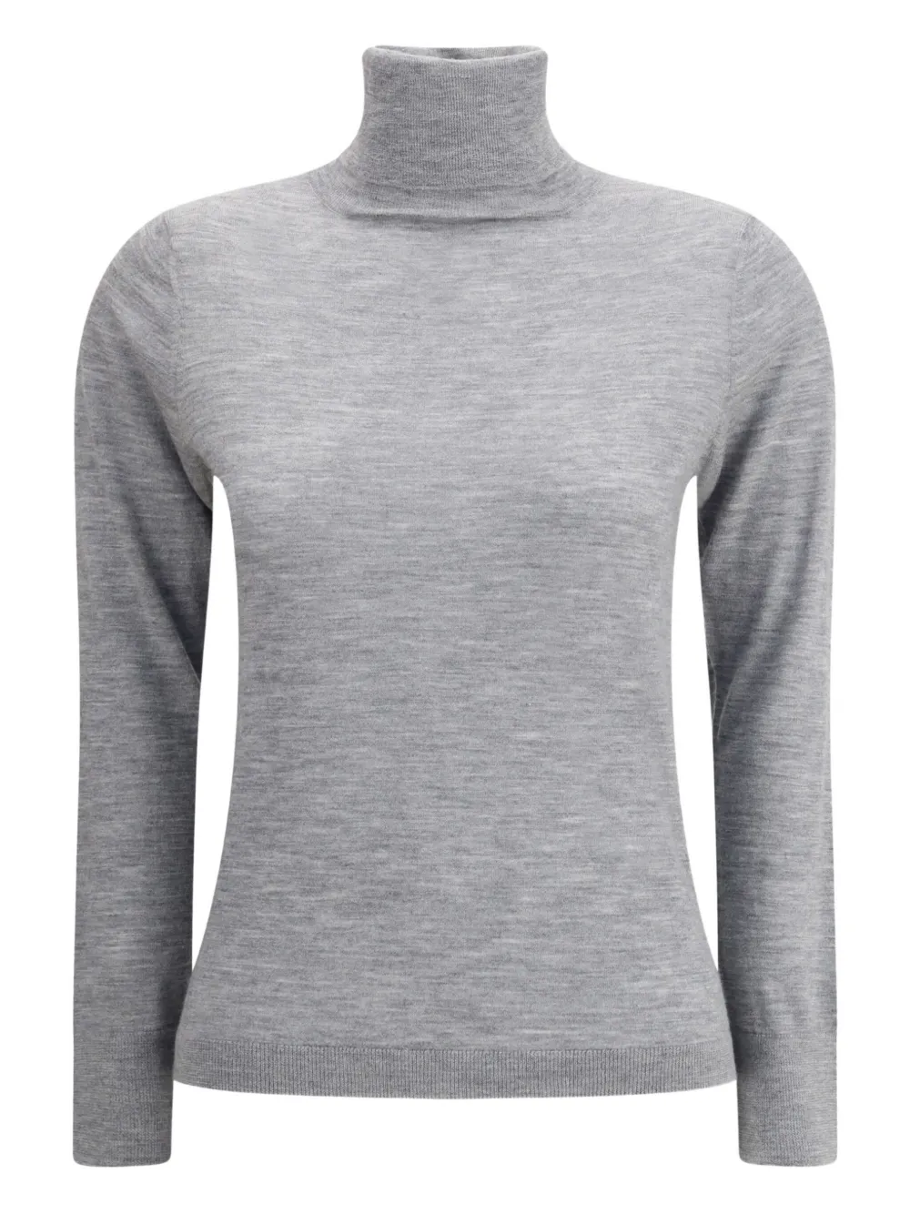 Allude Cashmere Turtleneck Sweater In Gray