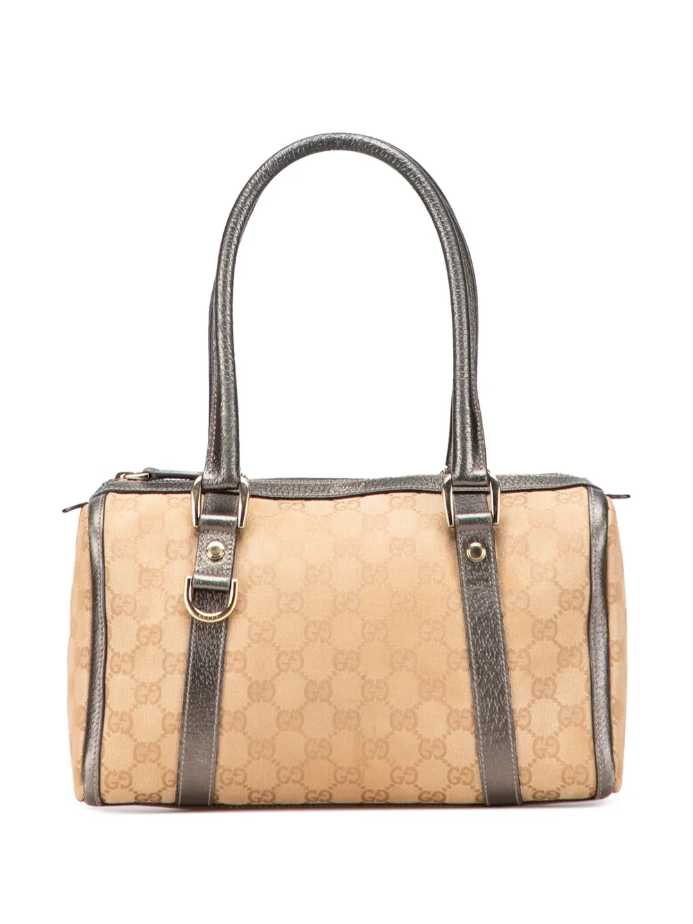 Gucci Pre-Owned 2000-2015 GG Canvas Abbey D Ring boston bag - ブラウン Gucci Pre-Owned 2000-2015 GG Canvas Abbey D Ring boston bag - ブラウン