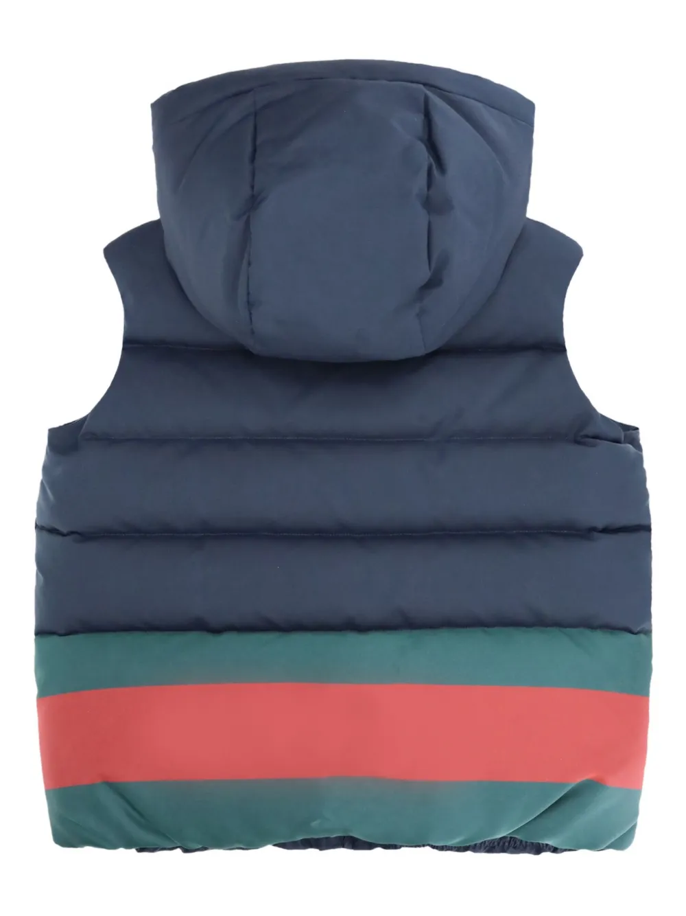 Gucci Kids Bodywarmer met capuchon Blauw