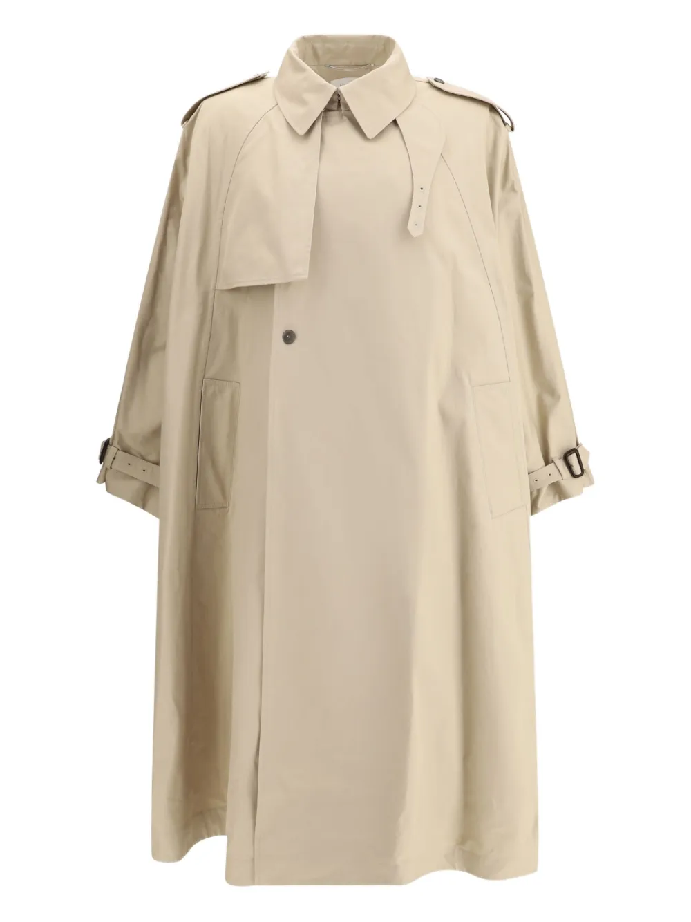Saint Laurent cape trench coat | Neutrals | Image 1