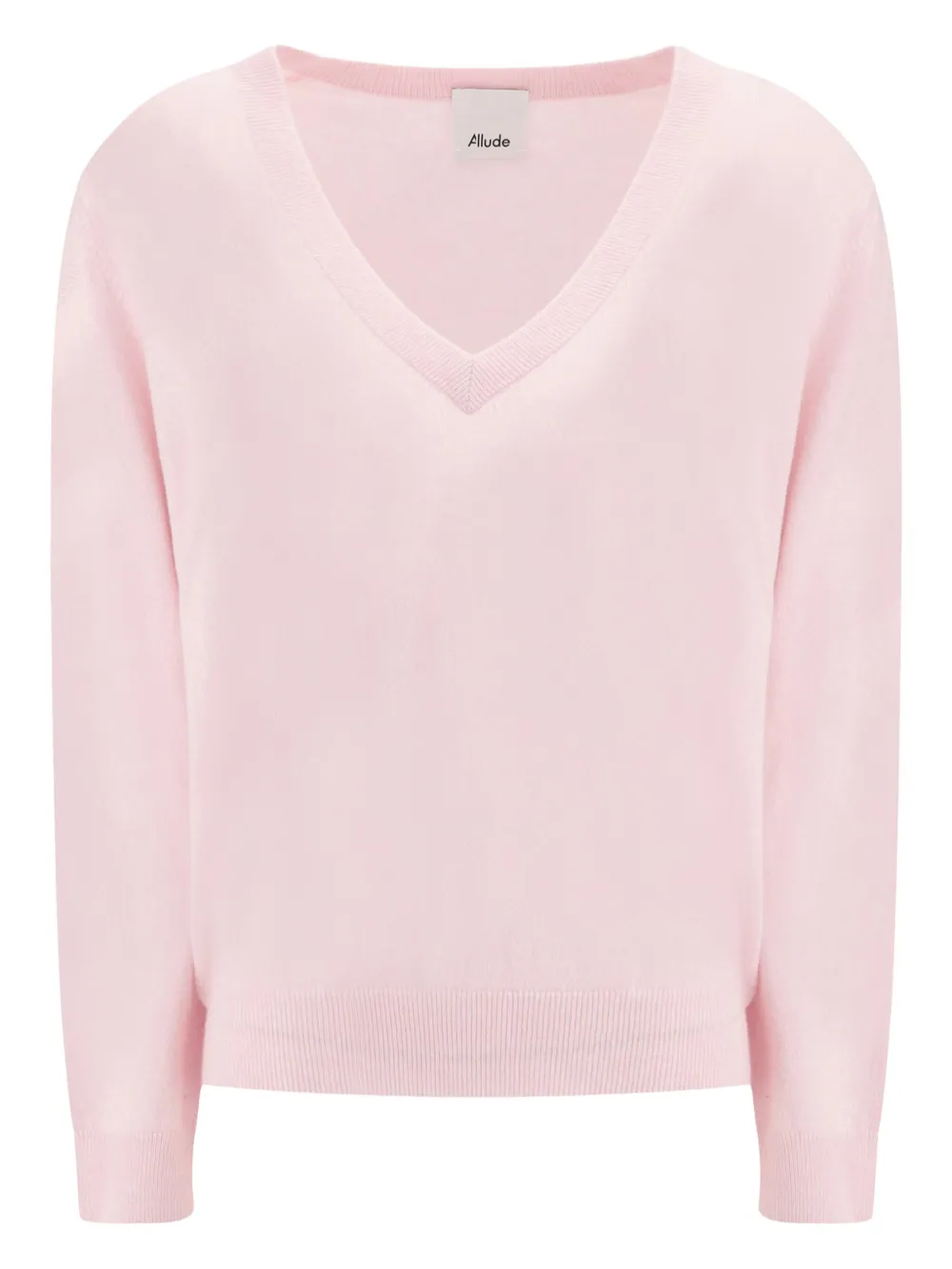 Allude v-neck sweater | Pink | Image 1