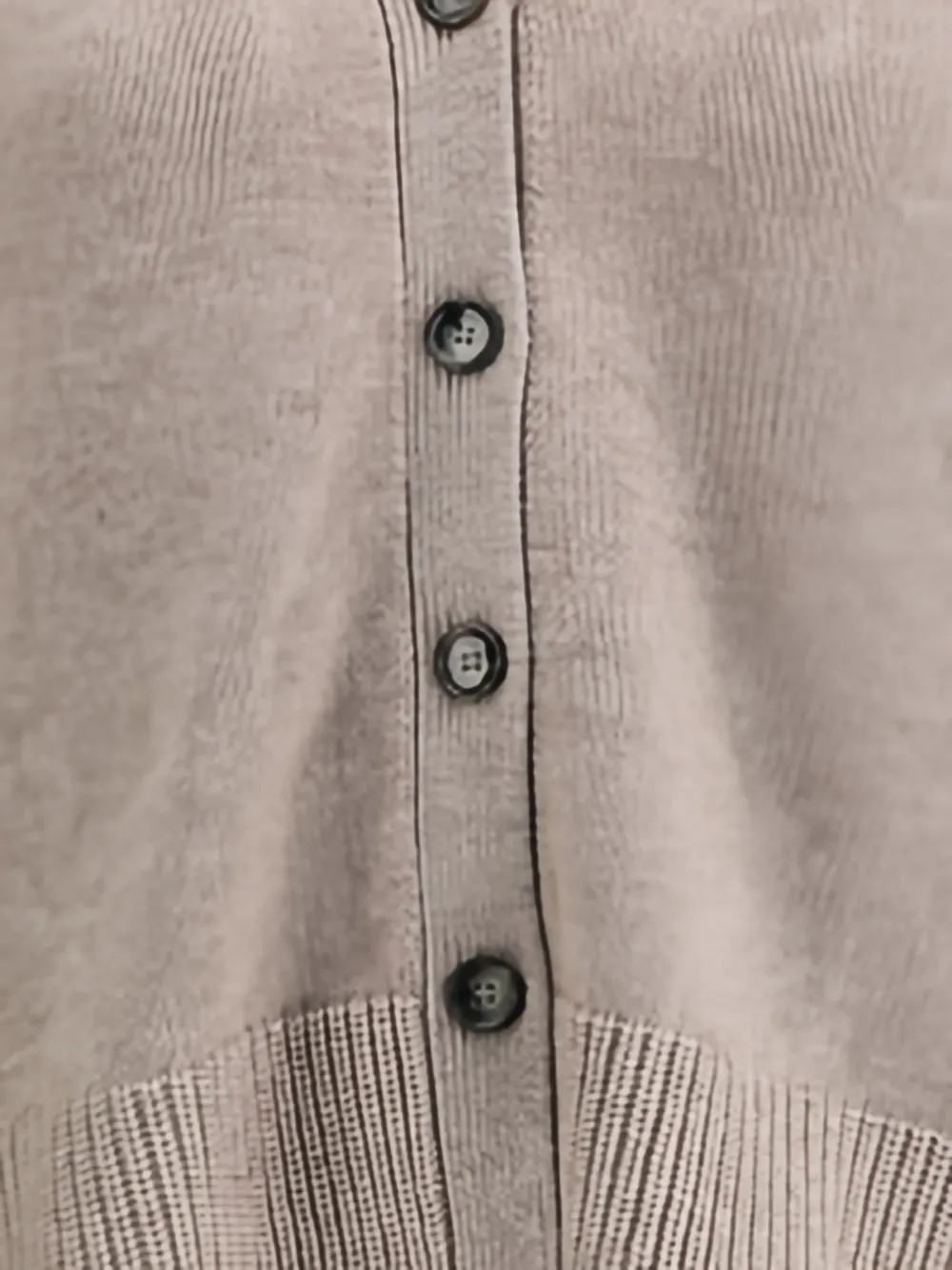 Allude V-neck Button-fastening Cardigan In Neutral