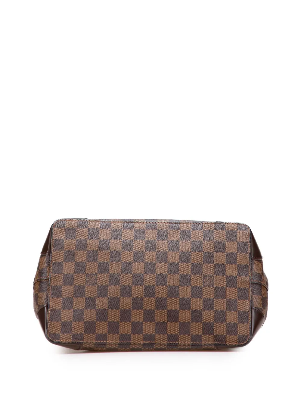 Pre-owned Louis Vuitton 2007 Damier Ebene Hampstead Pm Tote Bag In Brown