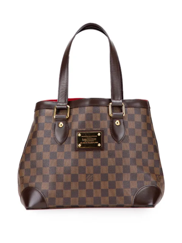 ルイヴィトン　ダミエ　エベヌ　ハムステッドPM ハンドバッグ　トートバッグ Louis Vuitton Pre-Owned 2007 ダミエ エベヌ ハムステッド PM トート