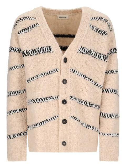 atomo factory bouclé striped cardigan