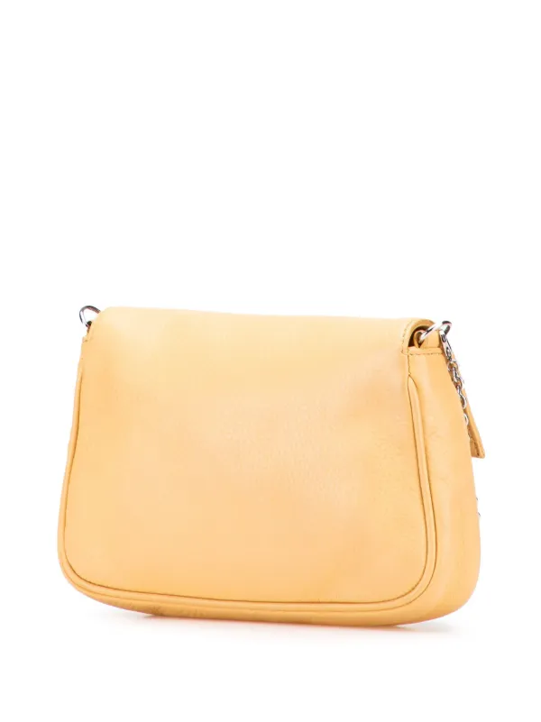 Fendi Pre-Owned 2010-2025 Leather Fendista Pochette Crossbody Bag