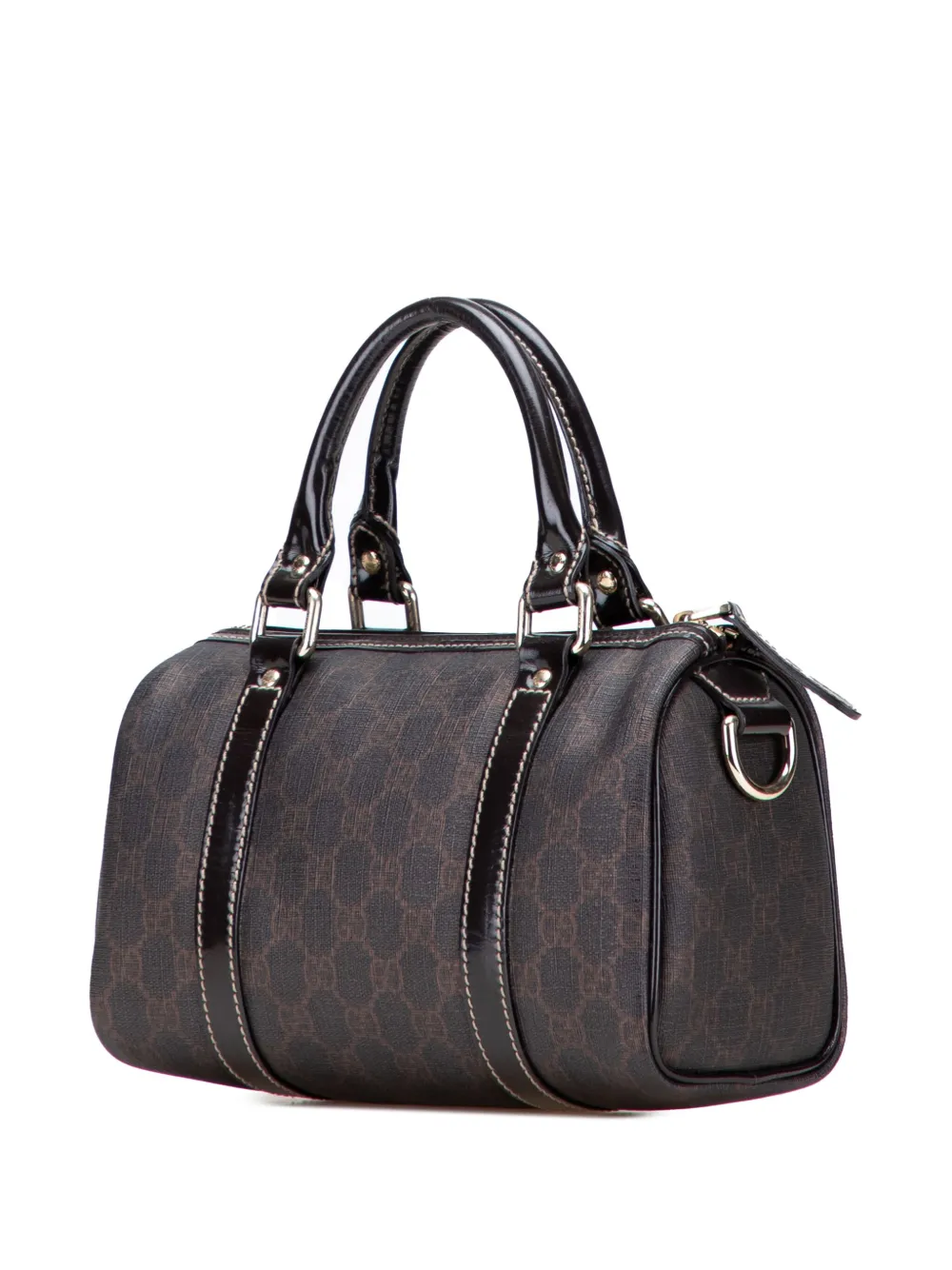 Pre-owned Gucci 2000-2015 Small Gg Supreme Joy Boston Bag In Brown
