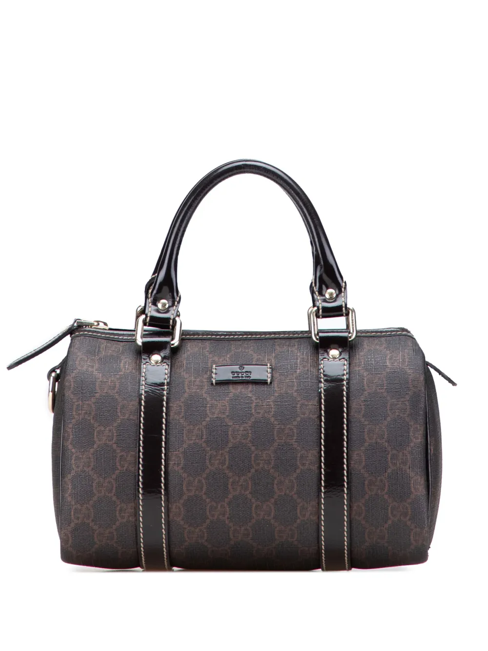 Pre-owned Gucci 2000-2015 Small Gg Supreme Joy Boston Bag In Brown