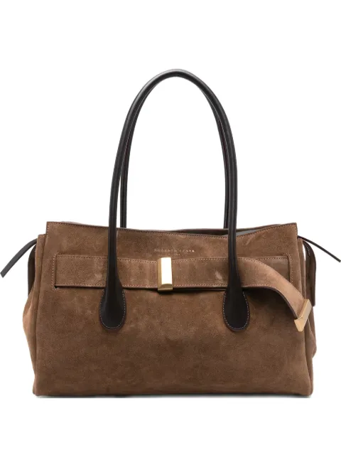 Roberto Festa suede tote bag