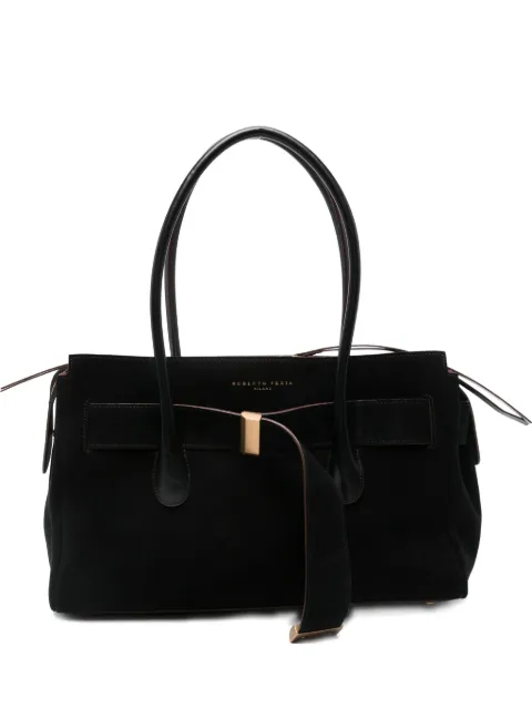 Roberto Festa suede tote bag