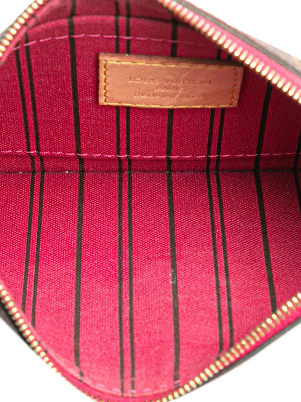 Louis Vuitton モノグラムポーチ ブラウン/ピンク Louis Vuitton Pre