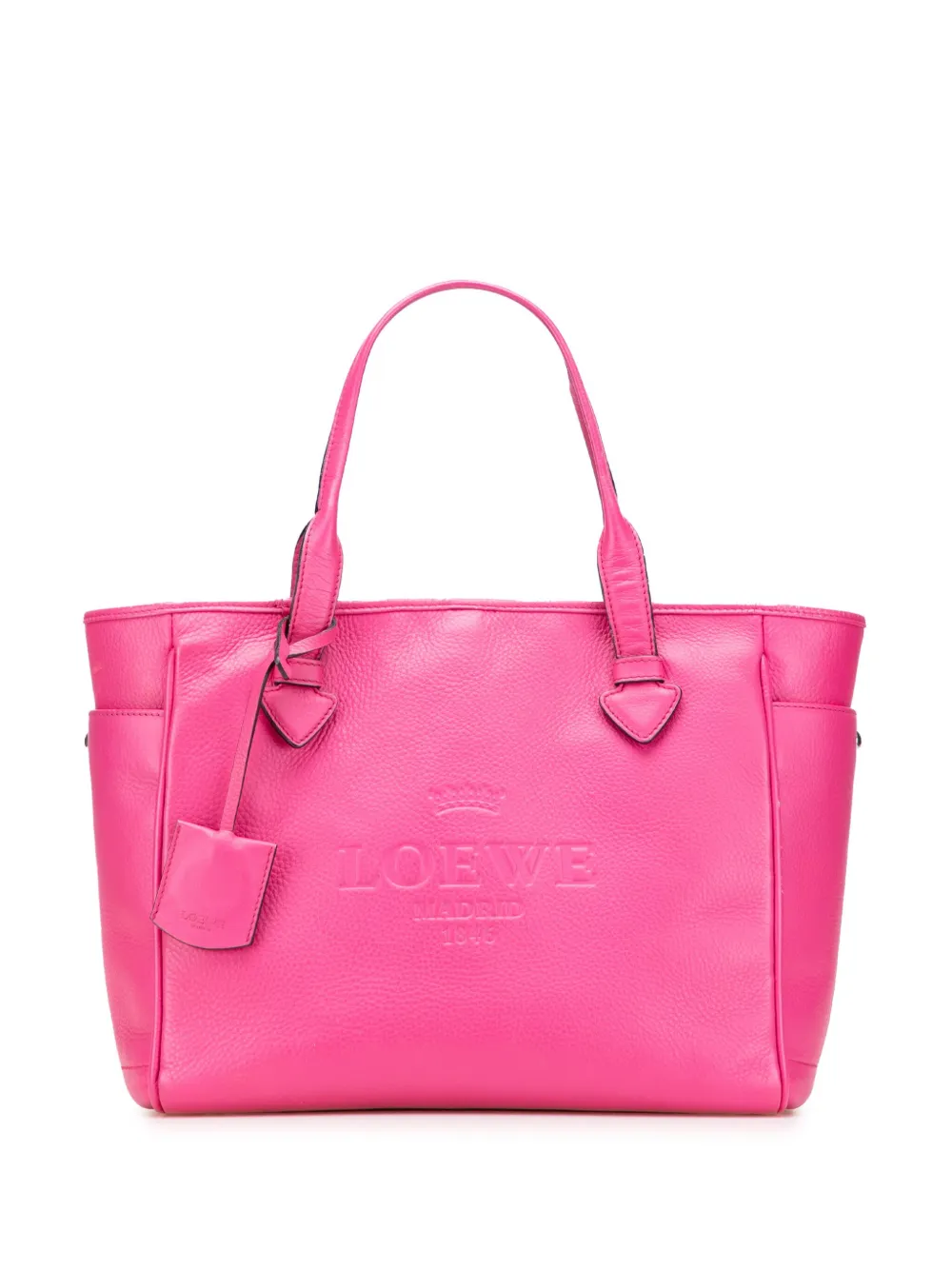 Loewe Pre-Owned 2010 レザー ヘリテージ トートバッグ - ピンク Loewe Pre-Owned 2010 レザー ヘリテージ トートバッグ - ピンク