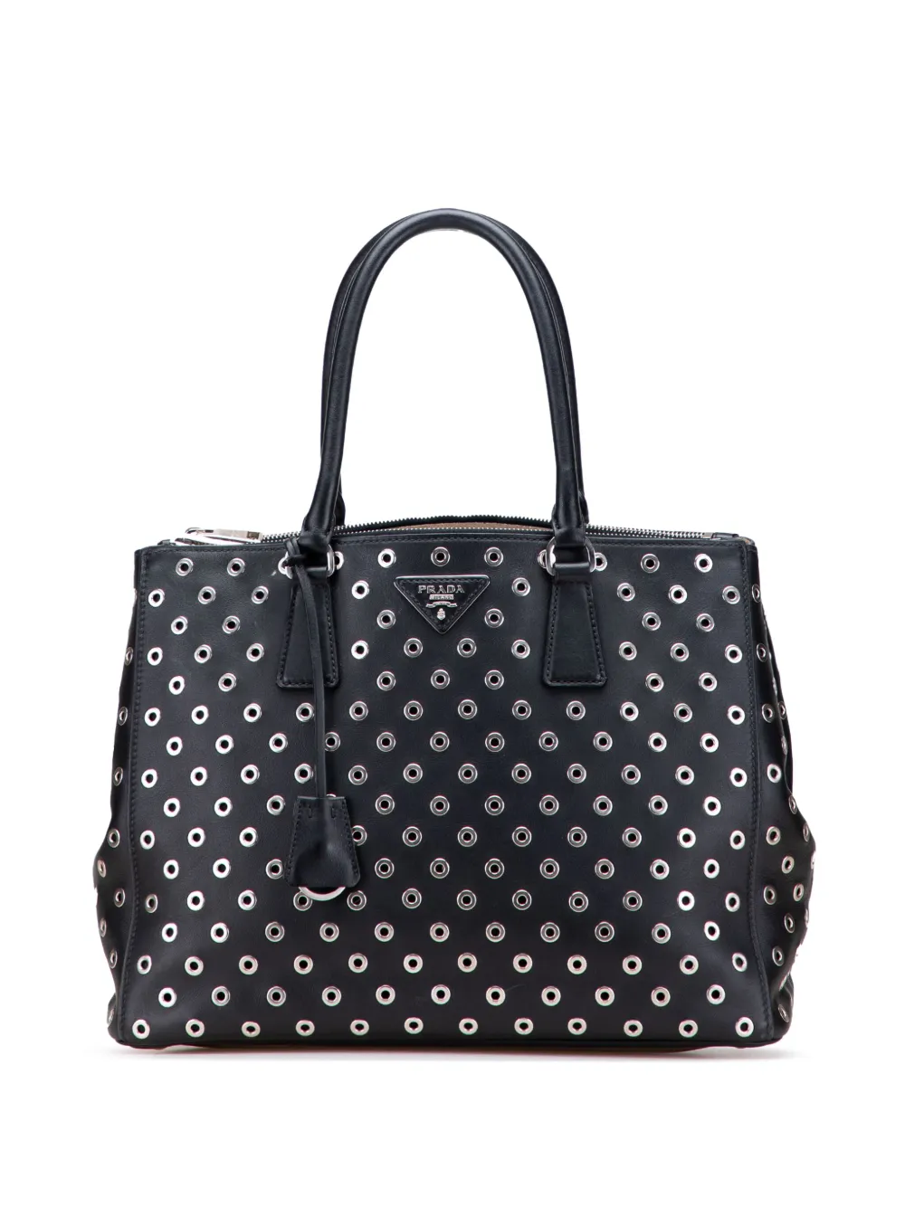 Prada Pre-Owned 2010-2025 Large City Calf Grommet Galleria Double Zip Prada Pre-Owned 2010-2025 Large City Calf Grommet Galleria Double Zip