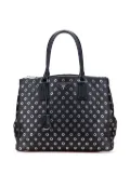 Prada Pre-Owned 2010-2025 Large City Calf Grommet Galleria Double Zip Tote satchel - Black