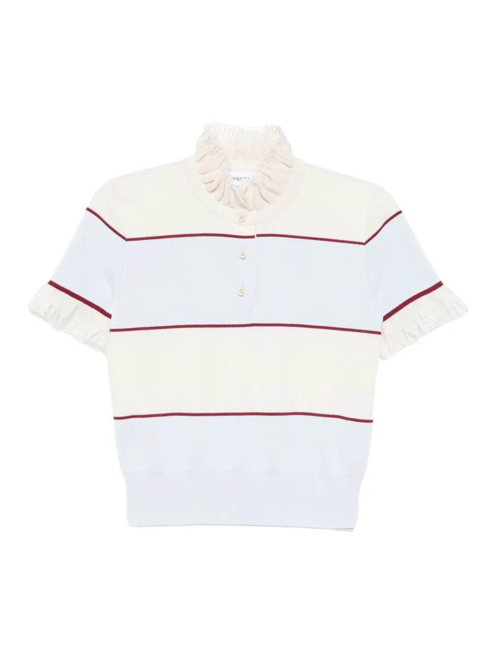 Alexander McQueen striped top | Neutrals | Image 1
