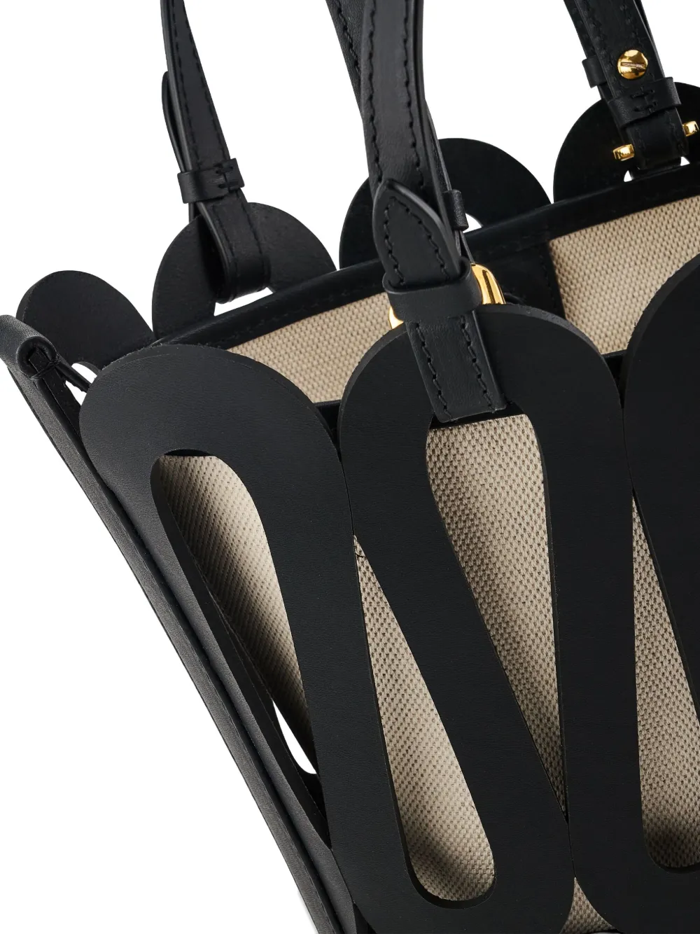 Aquazzura Artiste Medium Shopper bucket-tas Zwart