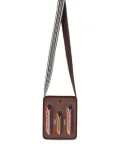 ETRO paisley-pattern messenger bag - Brown