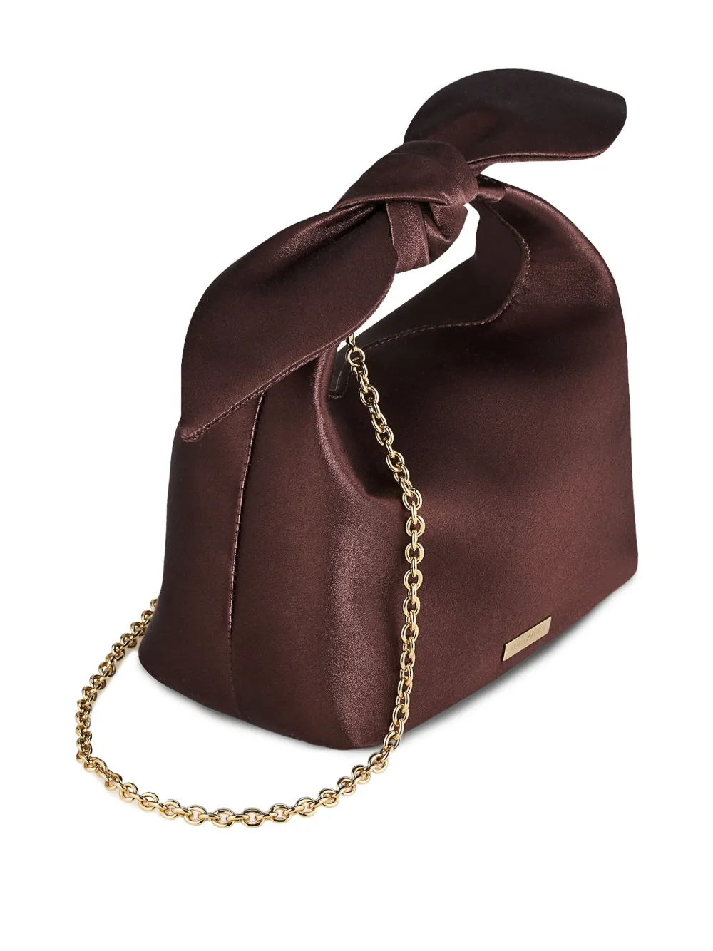 Aquazzura bow-detail satin mini bag | Image 2