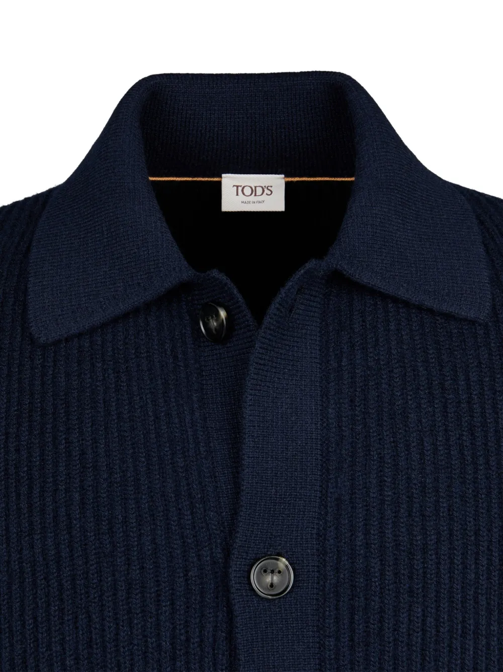 Tod's ribbed polo-collar cardigan | Cardigans | Image 2