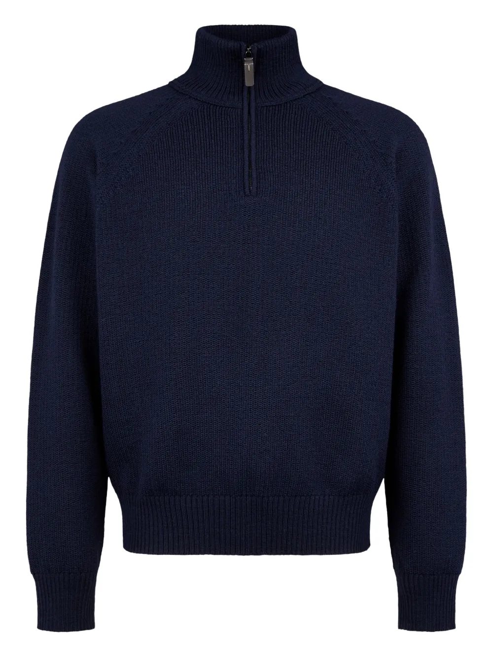 Tod's high-neck half-zip sweater | Blue | Image 1