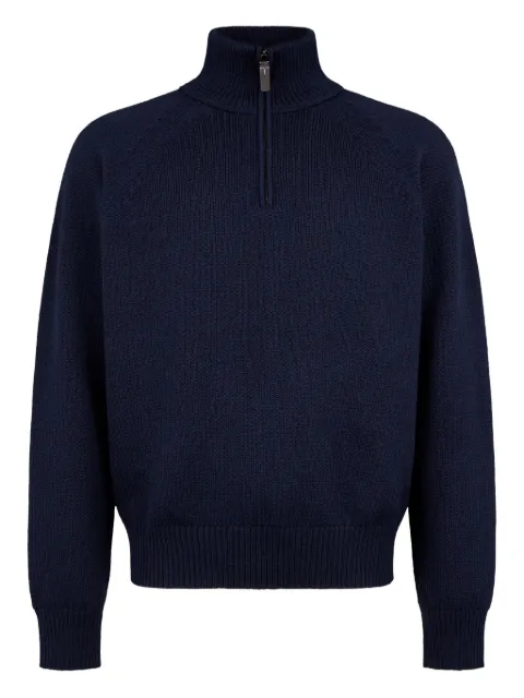 Tod's high-neck half-zip sweater