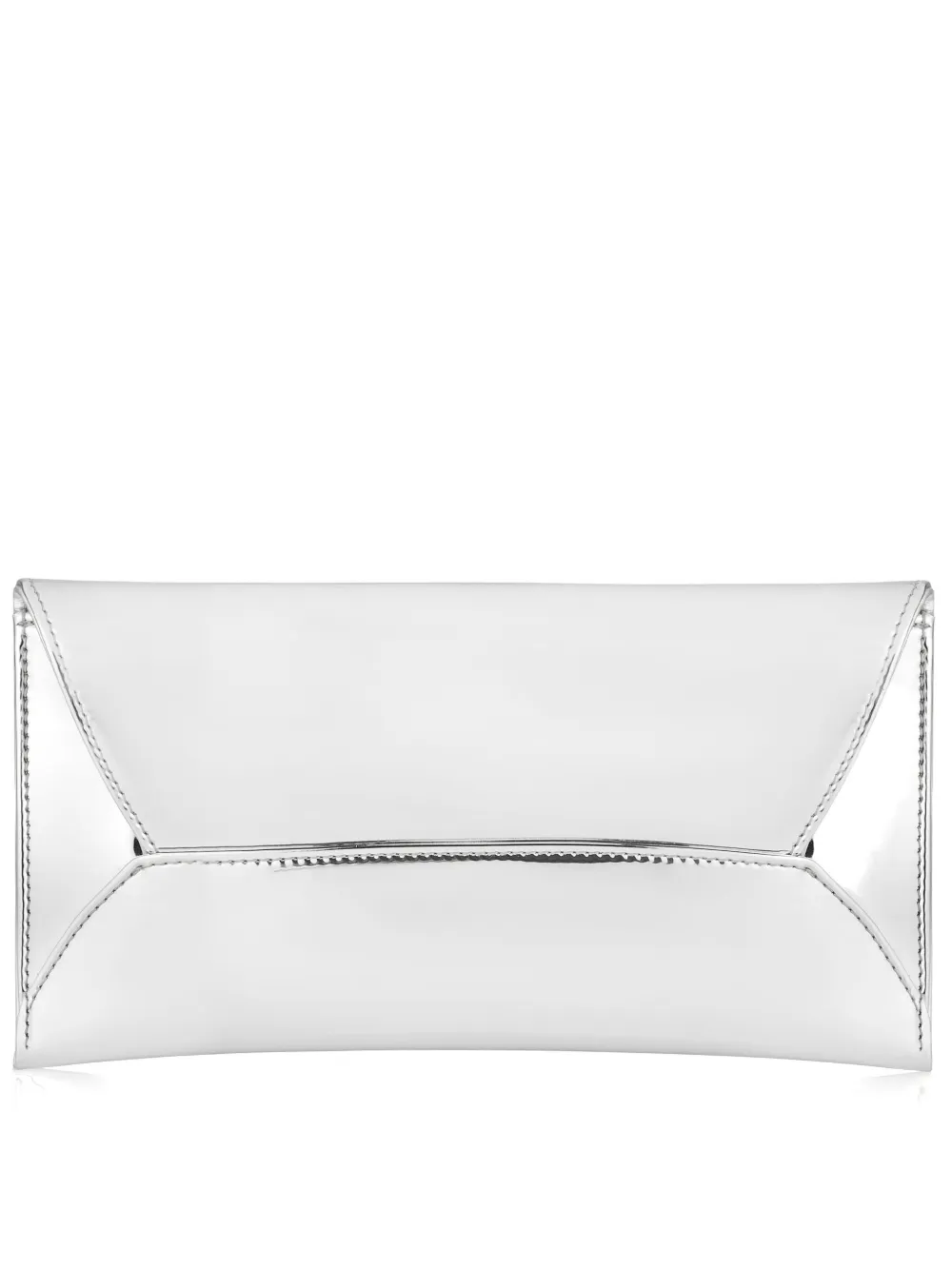 Aquazzura Metallic clutch - Grijs