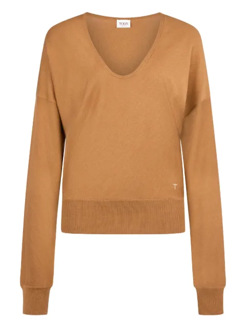 Tod's V-neck wool-silk blend sweater
