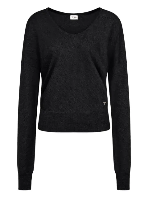 Tod's logo-embroidered sweater