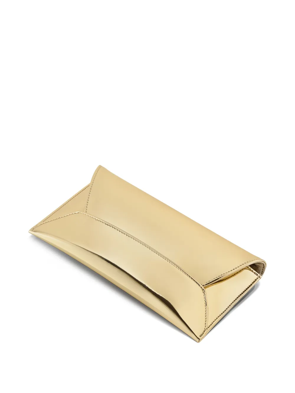 Aquazzura Metallic clutch Goud