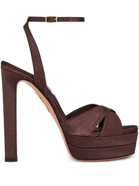 Aquazzura 130mm Divine Plateau sandals