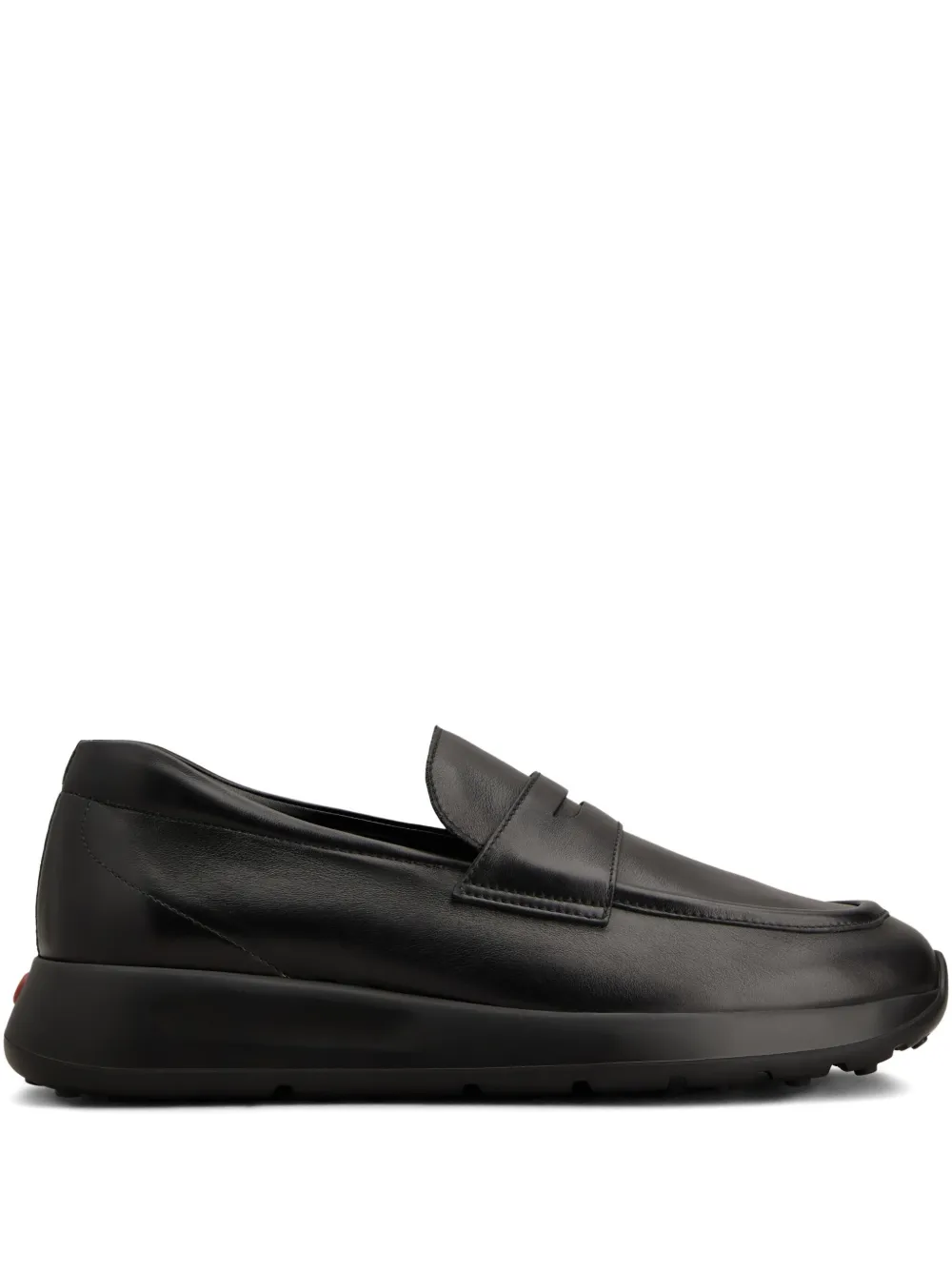 Tod's penny leather loafers Black