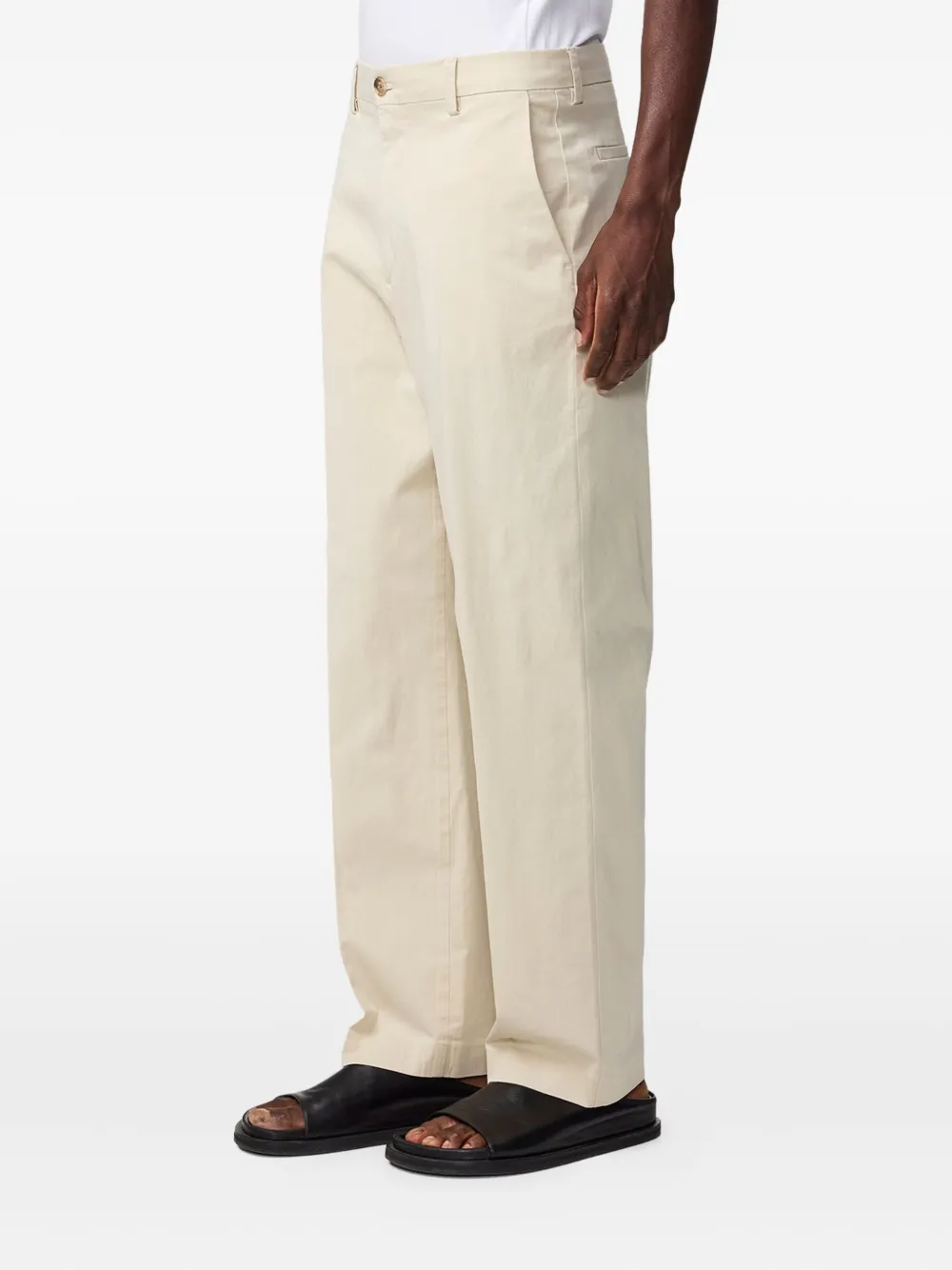 Nn07 Paw Trousers In Neutral