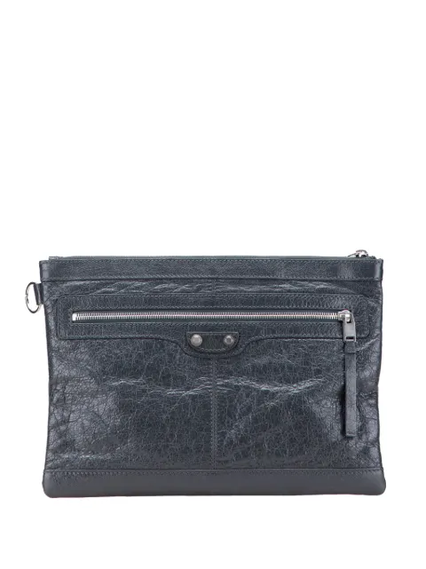 Balenciaga Pre-Owned pochette Motocross Classic Clip M en peau d'agneau (2015)