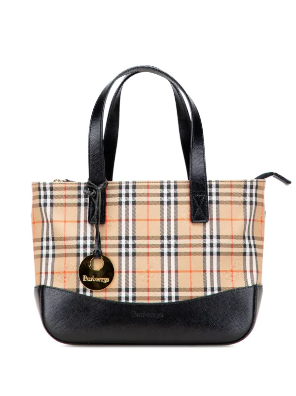 Burberry Pre-Owned 20th Century ヘイマーケット チェック キャンバス