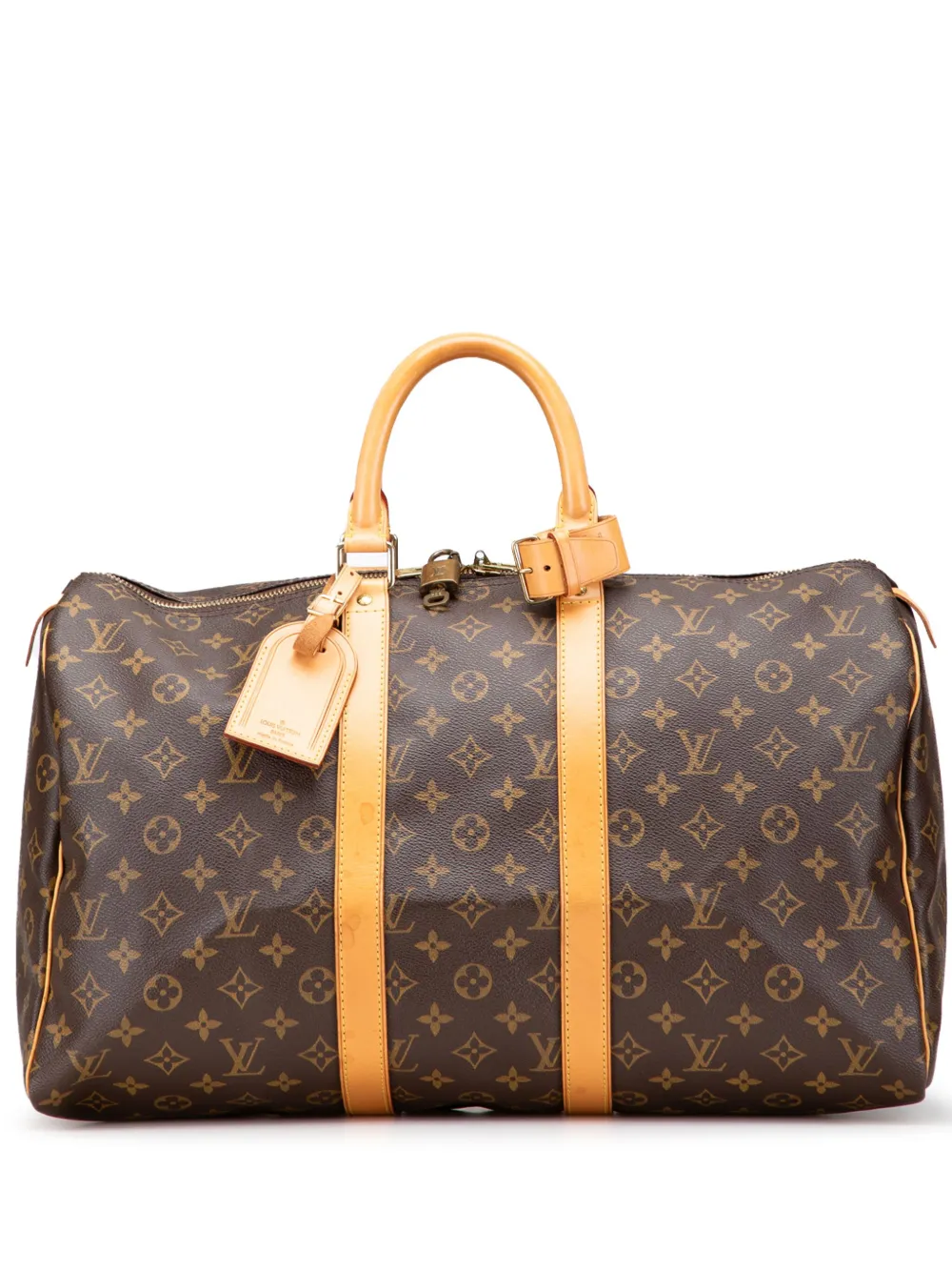 Louis Vuitton Pre-Owned 1997 Monogram Keepall 45 travel bag - ブラウン Louis Vuitton Pre-Owned 1997 Monogram Keepall 45 travel bag - ブラウン
