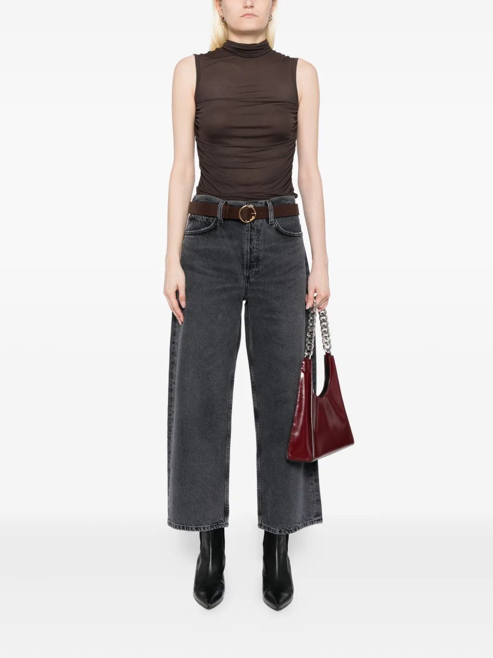 AGOLDE Arc jeans - Zwart