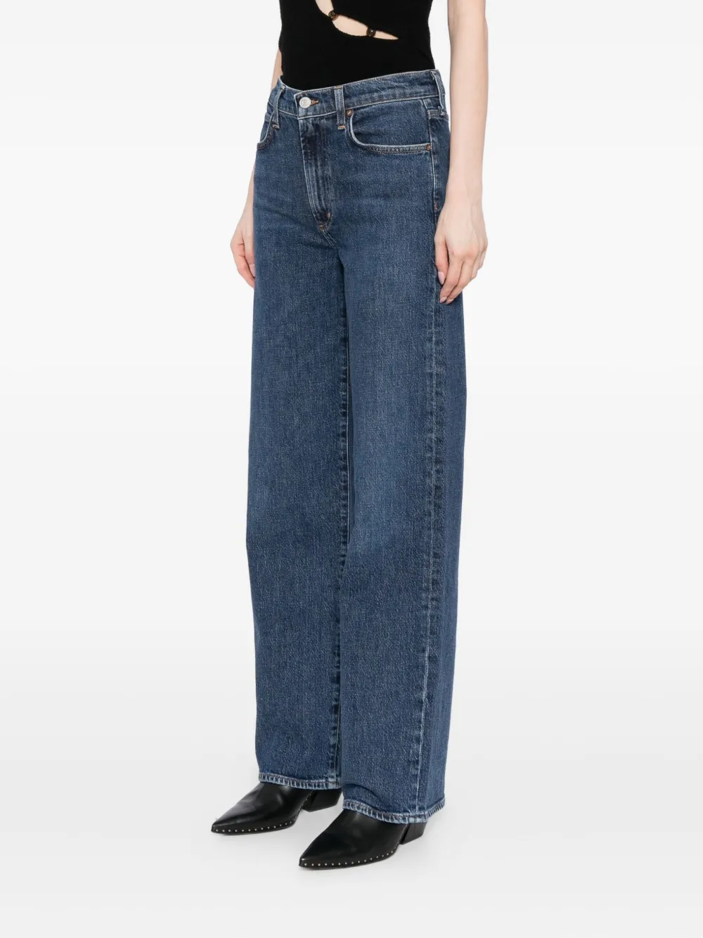 Agolde Harper Jeans In Blue