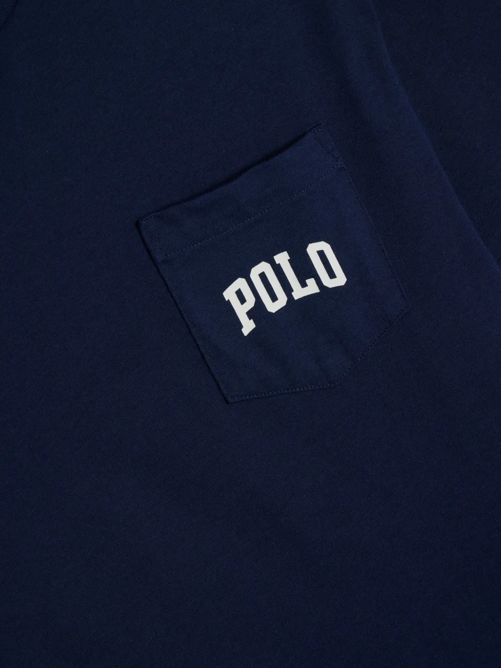 Polo Ralph Lauren T-shirt met logozak en beerprint Blauw