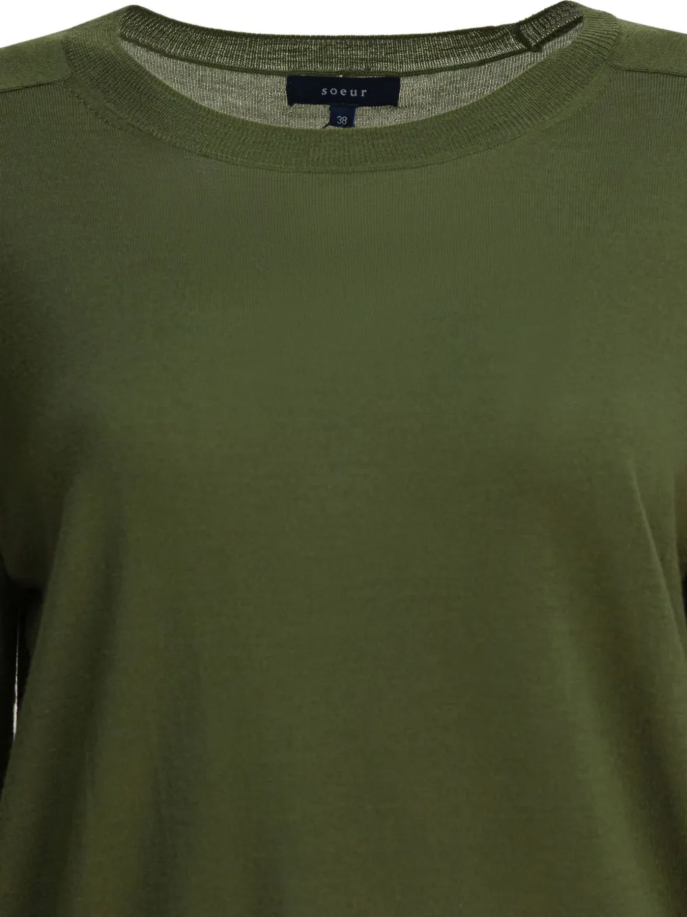 Soeur Aussie merino-wool sweater Groen