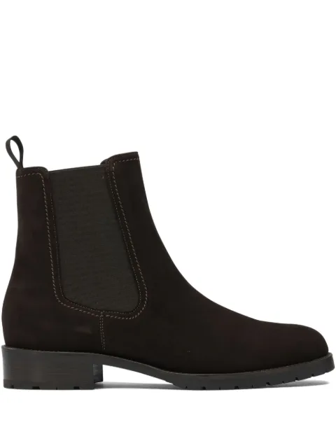 Maretto elastic-panel suede boots