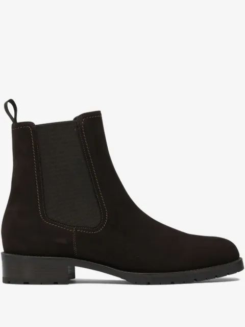 Maretto elastic-panel suede boots