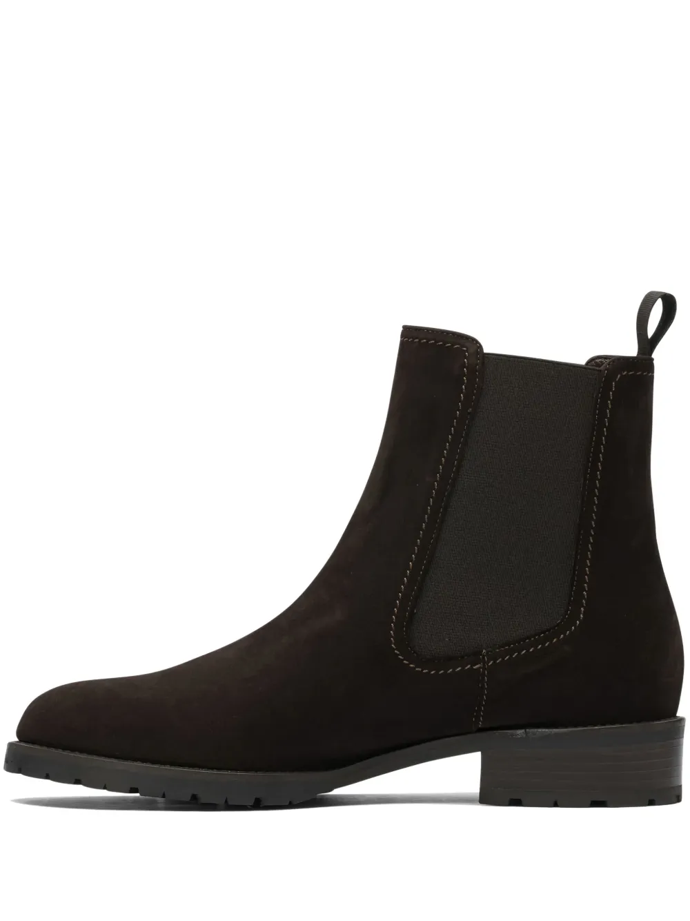 Maretto Suède laarzen met elastische vlakken Bruin